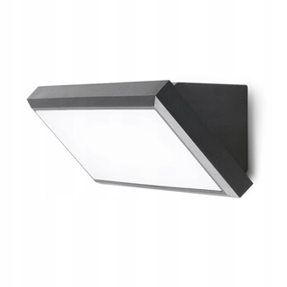 Záhradná fasádna lampa - Fasádne svietidlo Kwazar Luminaire 740 lm, napájanie zo siete, grafit